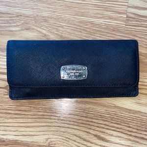 Michael Kors Black and Silver Wallet